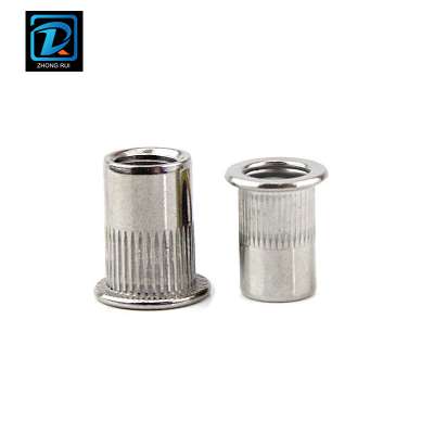 Stainless Steel Knurled Rivet Nut