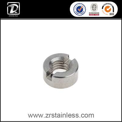 304 Stainless Steel Slotted Round Nut DIN 546