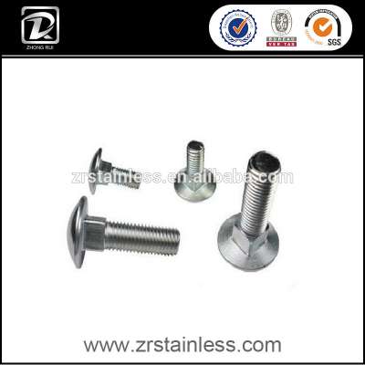 DIN603 316 Stainless Steel Round Head Square Neck Bolt