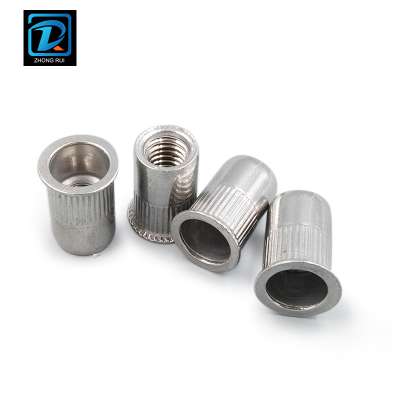 INOX Small Countersunk Knurled Rivet Nut