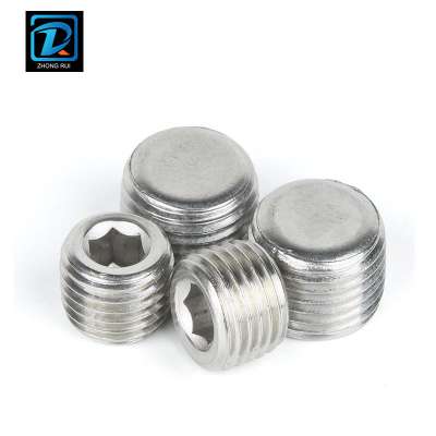 201 Stainless Steel M8 Hex Socket Pipe Plug Screw