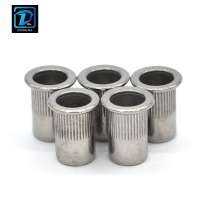 Stainless Steel 316 Flat Head Spline Body Rivet Nut